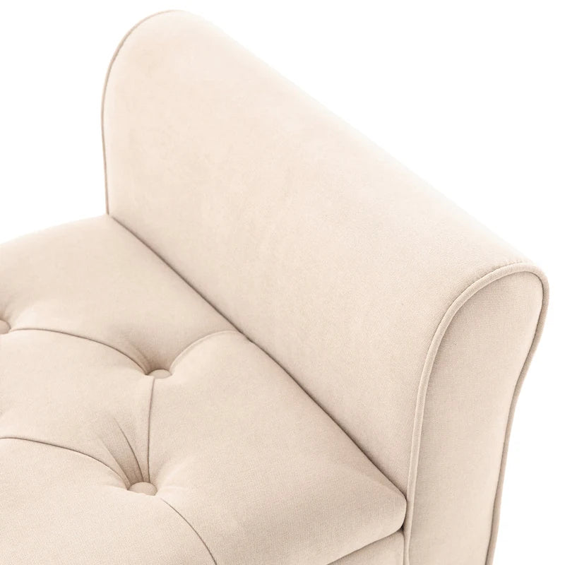 Panca contenitore in tessuto blu scuro/grigio/beige/marrone/beige-rosato, 2-3 posti a sedere