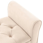 Panca contenitore in tessuto blu scuro/grigio/beige/marrone/beige-rosato, 2-3 posti a sedere