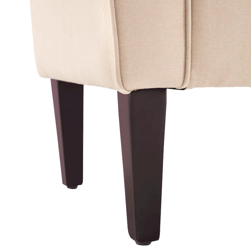 Panca contenitore in tessuto blu scuro/grigio/beige/marrone/beige-rosato, 2-3 posti a sedere