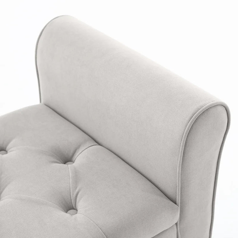 Panca contenitore in tessuto blu scuro/grigio/beige/marrone/beige-rosato, 2-3 posti a sedere