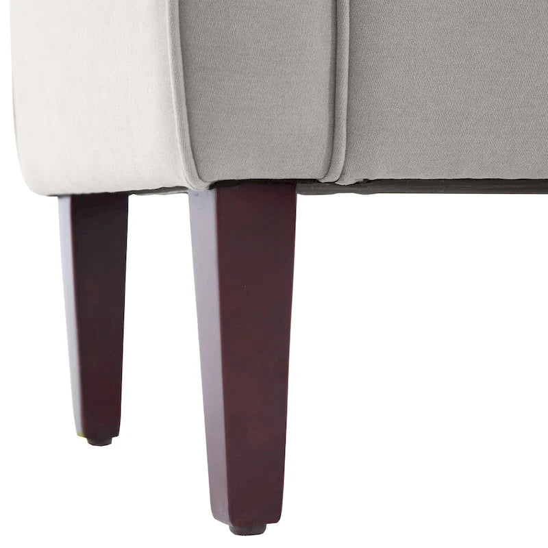Panca contenitore in tessuto blu scuro/grigio/beige/marrone/beige-rosato, 2-3 posti a sedere