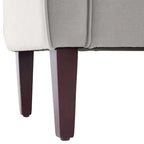 Panca contenitore in tessuto blu scuro/grigio/beige/marrone/beige-rosato, 2-3 posti a sedere