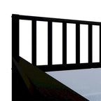 Letto a una piazza in legno vintage con letto estraibile – Quercia chiara / Nero / Noce / Bianco / Grigio antico, 2 posti letto