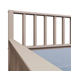 Letto a una piazza in legno vintage con letto estraibile – Quercia chiara / Nero / Noce / Bianco / Grigio antico, 2 posti letto