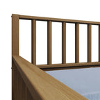 Letto a una piazza in legno vintage con letto estraibile – Quercia chiara / Nero / Noce / Bianco / Grigio antico, 2 posti letto