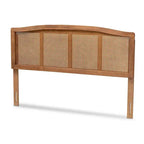 Testiera in rattan Ash Walnut - Completa/Queen/King