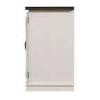 Mobile TV da fattoria con camino elettrico, colore bianco/legno invecchiato, adatto a TV fino a 55"