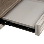 Scrivania in legno bianco antico, 1 posto