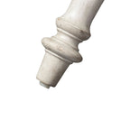 Scrivania in legno bianco antico, 1 posto