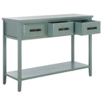 Consolle Nera / Grigio Cenere / Blu Fienile con Cassetti, Montaggio per 1 Persona