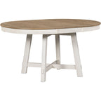 Tavolo da pranzo rotondo allungabile con prolunga, 4–6 posti | Legno Naturale / Espresso