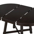 Tavolo da pranzo rotondo allungabile con prolunga, 4–6 posti | Legno Naturale / Espresso