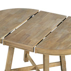 Tavolo da pranzo rotondo allungabile con prolunga, 4–6 posti | Legno Naturale / Espresso