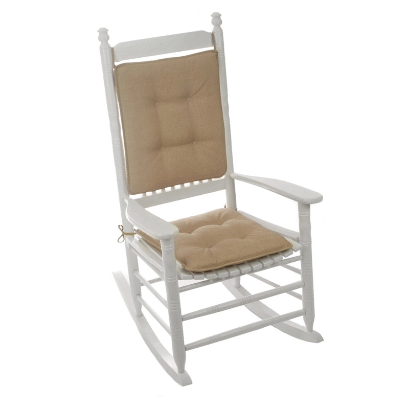 Set di cuscini multicolore per sedia a dondolo da interno/esterno (seduta + schienale), montaggio per 1 persona