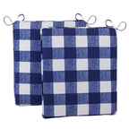 Set di cuscini multicolore per sedia a dondolo da interno/esterno (seduta + schienale), montaggio per 1 persona