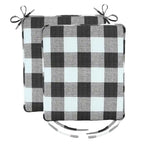Set di cuscini multicolore per sedia a dondolo da interno/esterno (seduta + schienale), montaggio per 1 persona